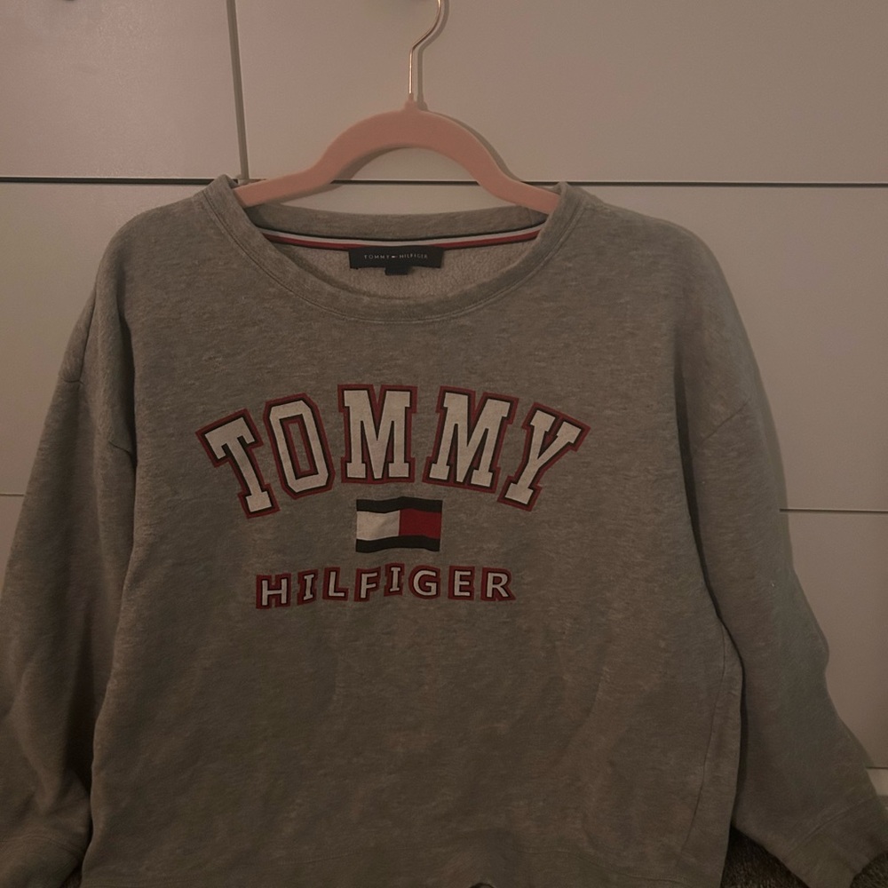 Tommy Hilfiger Heather Gray crewnevk